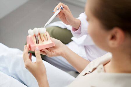Taking care of dental implants